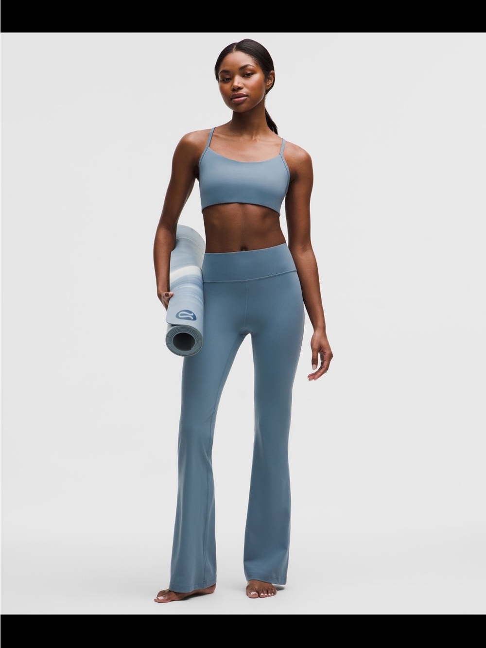 lululemon athletica High-Waist Flare Yoga Pants in Slate Blue NWT